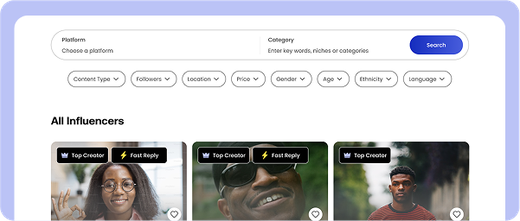 Cofluenxa — Explore & discover influencers across platforms