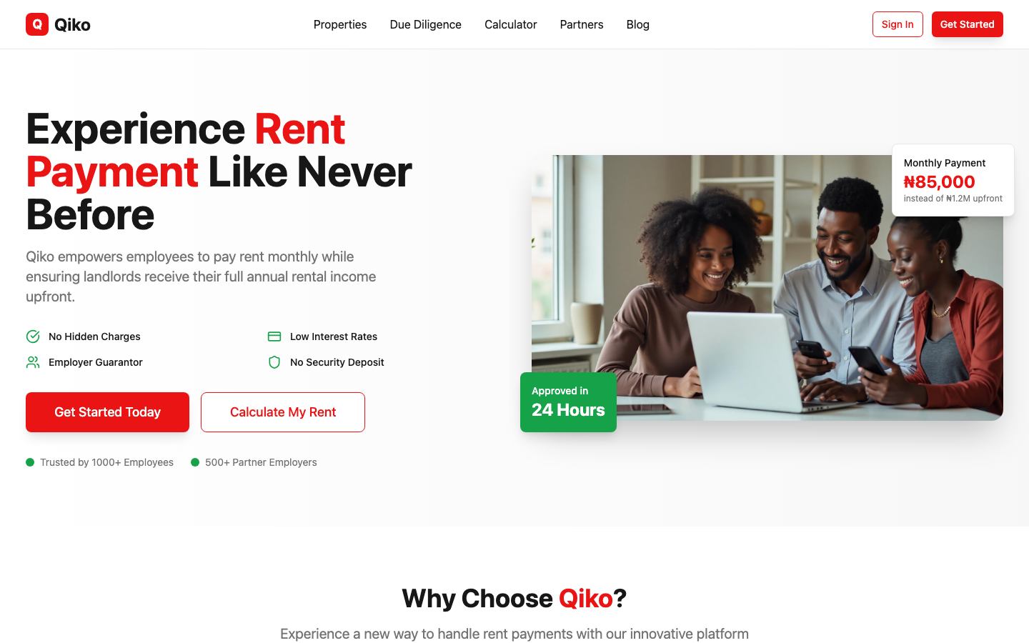 Qiko — Experience Rent Payment Like Never Before