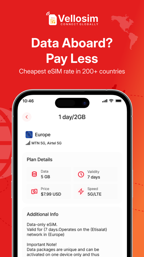VelloSIM — Data abroad, pay less