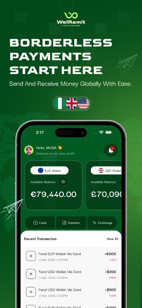 WelRemit — Borderless payments start here